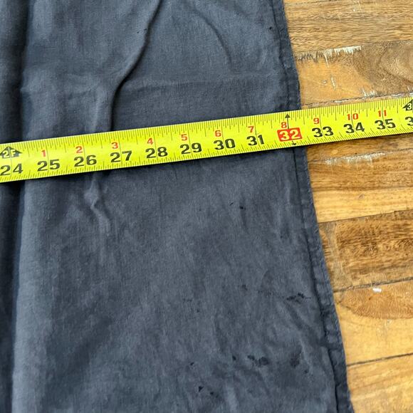 Ikea Dytag Queen Pillowcase 32 x 21" Dark Gray 100% Linen - Picture 4 of 7